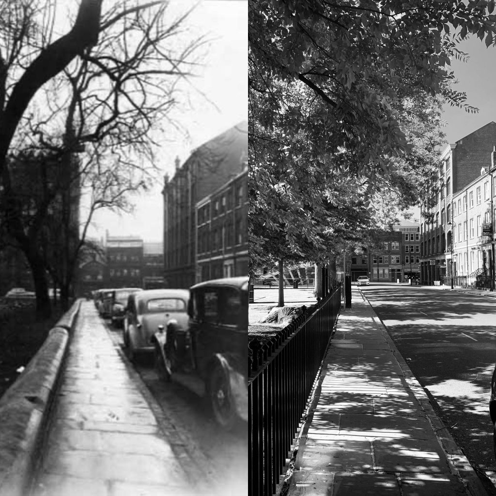 Park Square Leeds Then and Now 