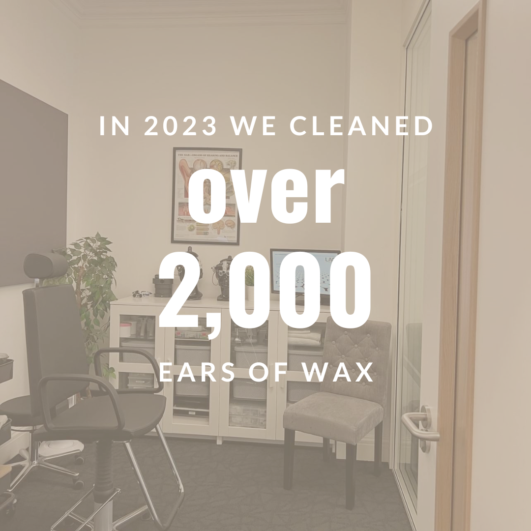 In 2023 we carried out ear wax removal procedures on over 2,000 ears